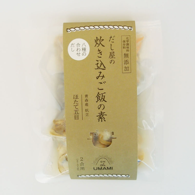 Japanese Traditional Seasoned Rice Takikomi gohan No MSG Hotate gomoku